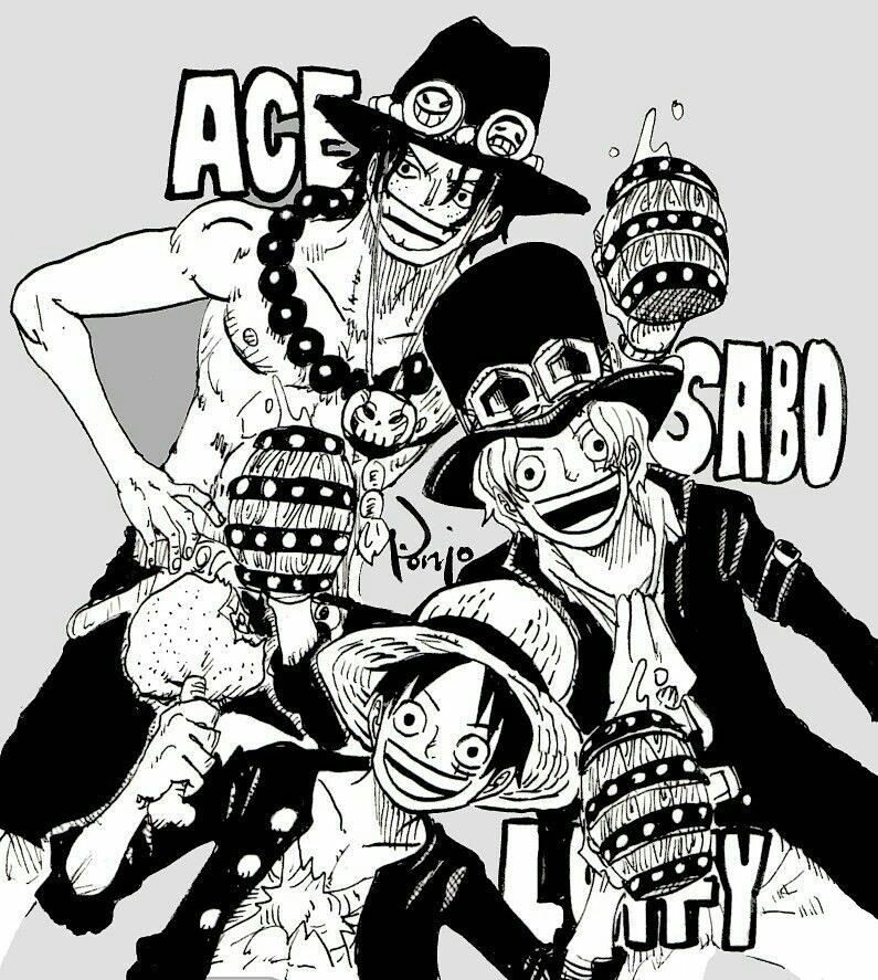 Ace Sabo And Luffy Present By Lrowling On Deviantart Ace Sabo And Luffy Present By Lrowling On Deviantart