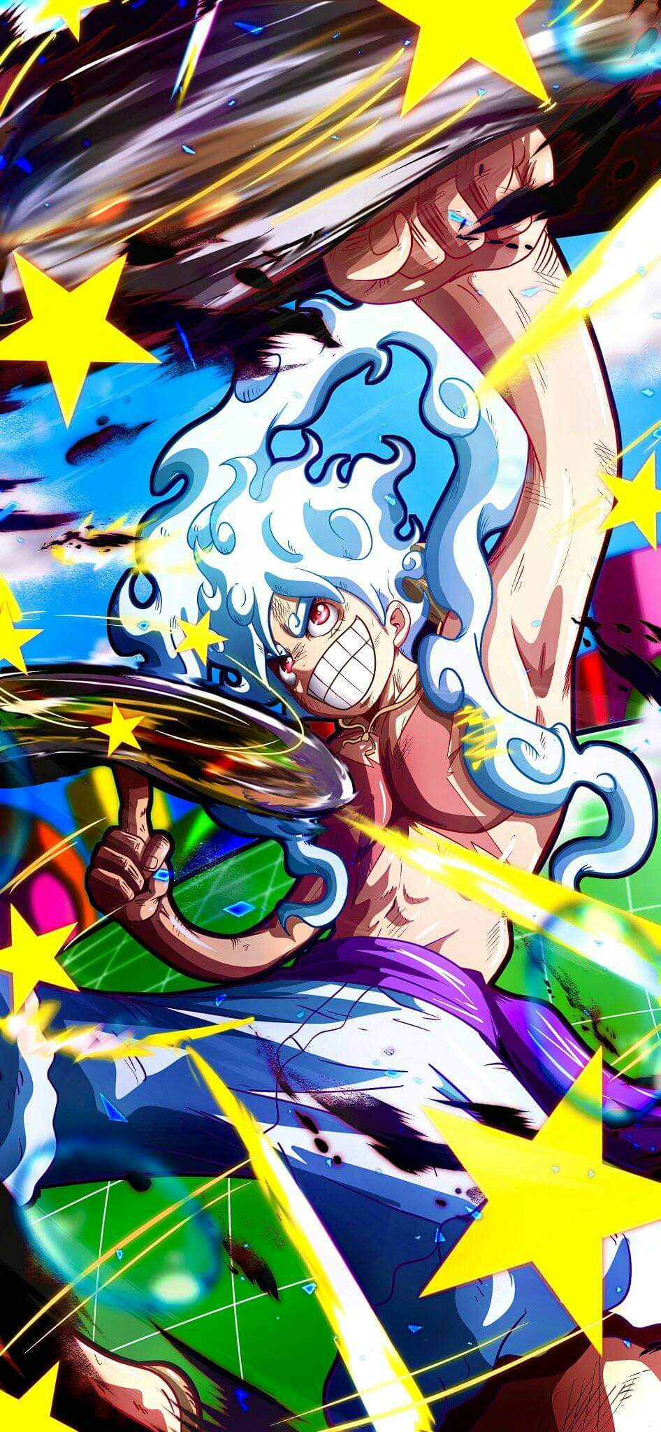 Luffy Gear 5 Color By LRowling On DeviantArt luffy-gear-5-color-by-lrowling-on-deviantart