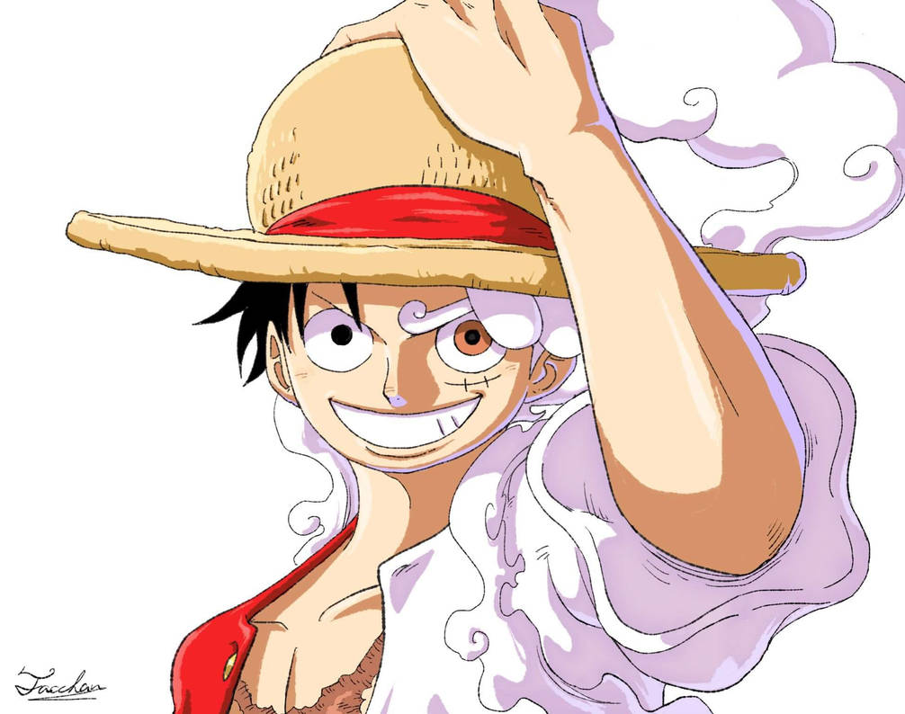 Monkey D. Luffy Normal and Gear 5 by LRowling on DeviantArt