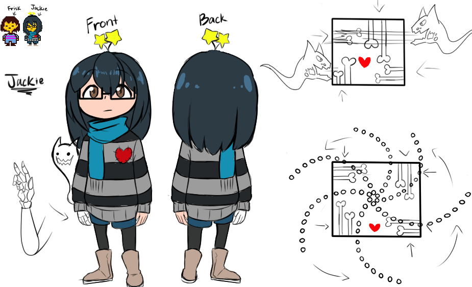 my undertale oc Jackie by nekokawaii999 on DeviantArt