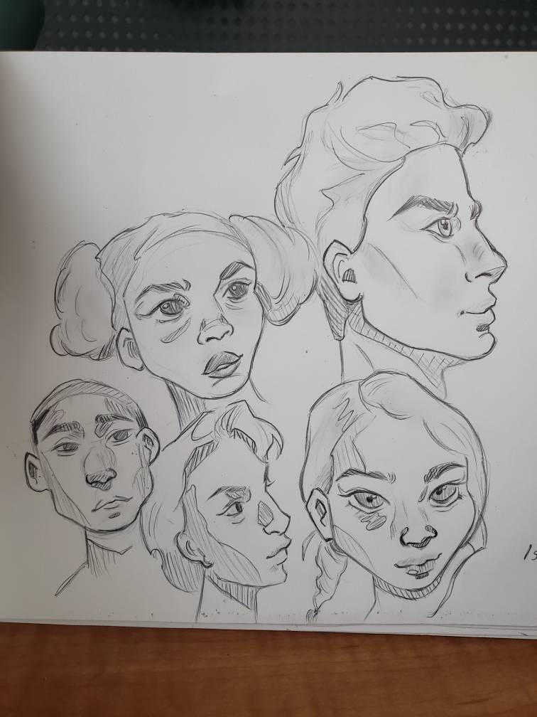 Recreation of loish drawings from April 2022 by isiisgarciaa on DeviantArt