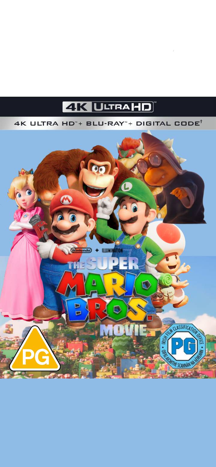 Super Mario Bros Movie Blu Ray by RDJ1995 on DeviantArt