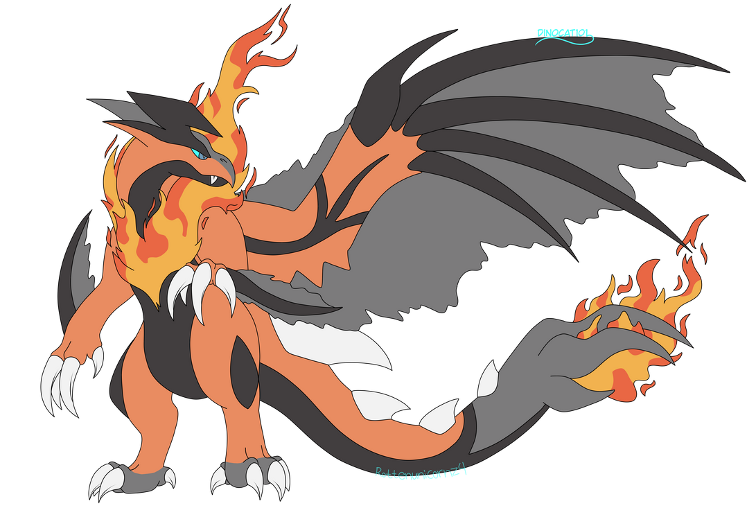 Mega Charizard X and Y by Inklev on DeviantArt