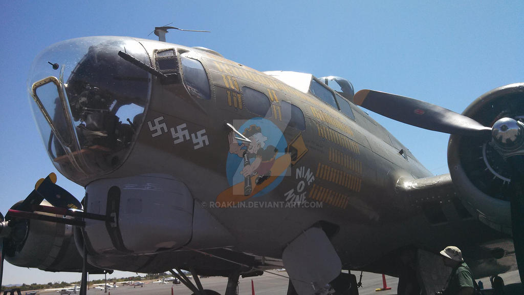 Close up of B-17G