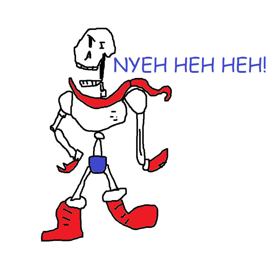 Papyrus laughing by determinedart on DeviantArt