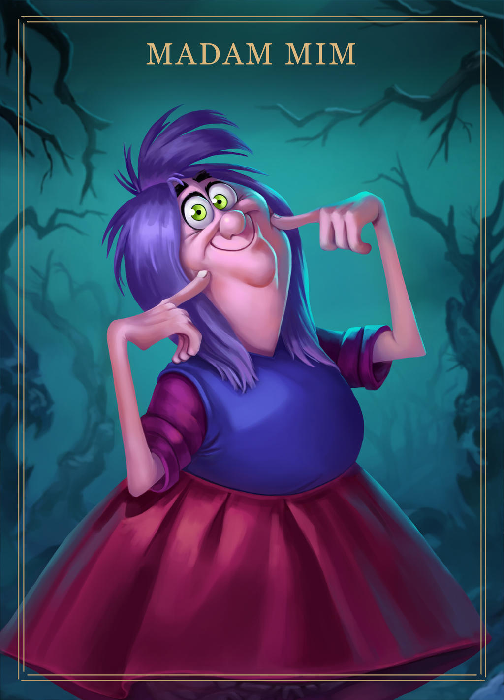 Disney Villains Madam Mim By DavidGalopim On DeviantArt disney-villains-madam-mim-by-davidgalopim-on-deviantart