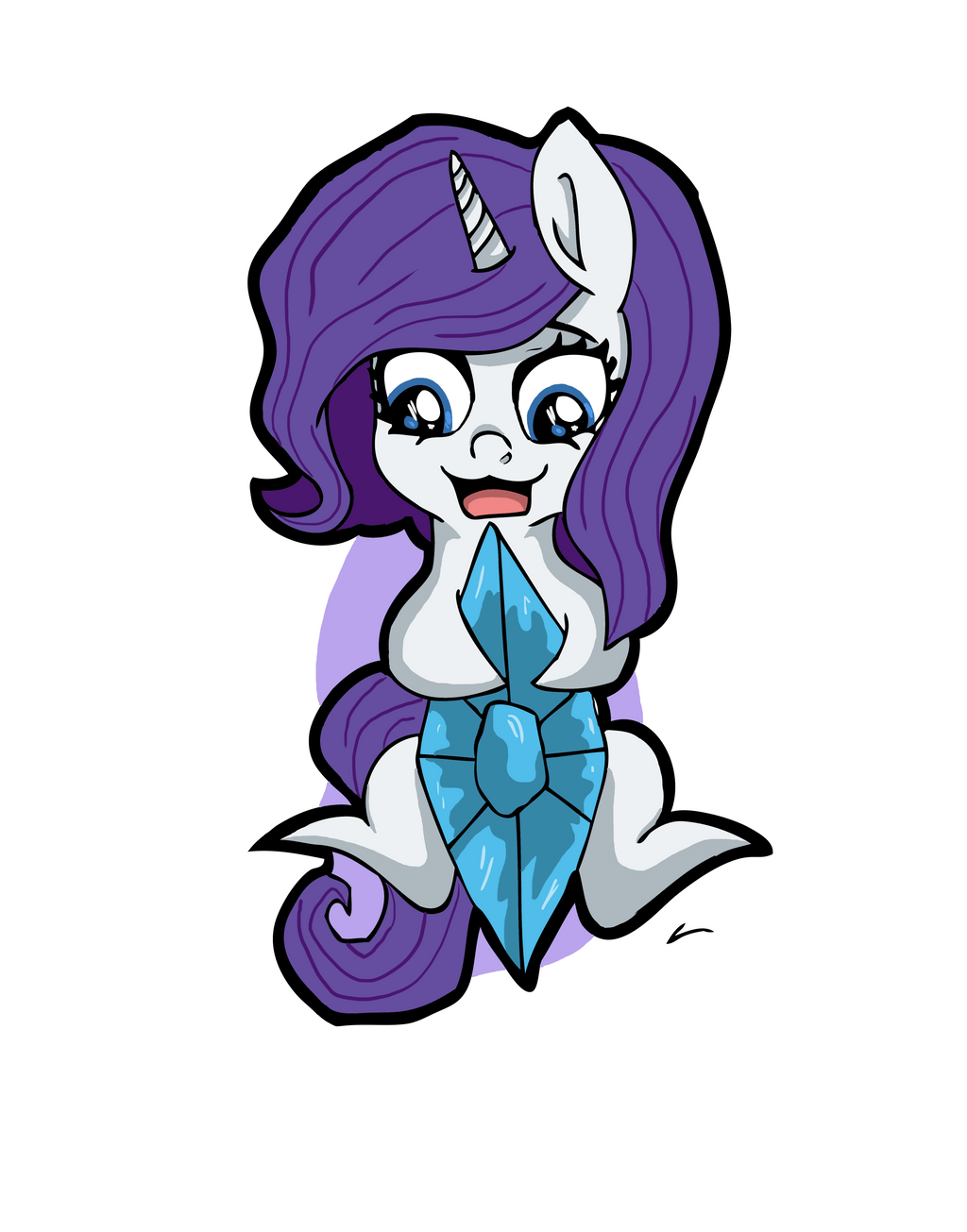 Rarity Chibi by GalaxyOtter77 on DeviantArt