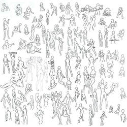 100+ female poses