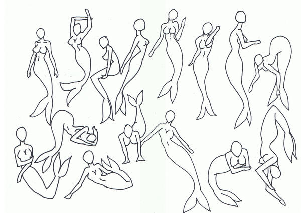 images Mermaid Female Base Poses mermaid poses by punkyphase3118 on