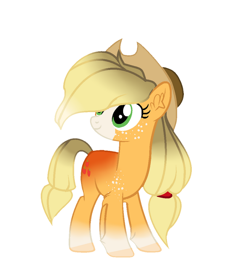 Aj MLP style by xxGrapeHatzxx on DeviantArt