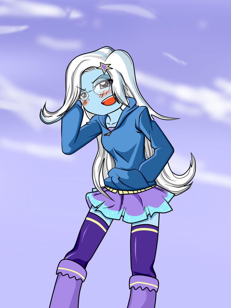 Equestria Girls: Trixie con gafas