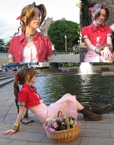 FFVII Aeris cosplay