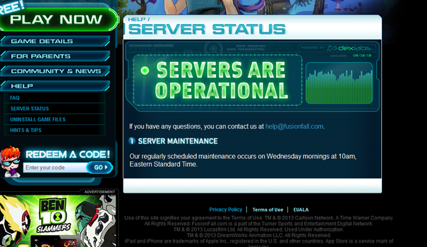 The Servers Are Operational