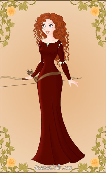 Merida in Red by singertobe on DeviantArt
