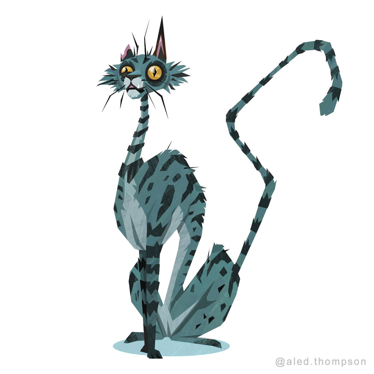Alley Cat by AledThompsonArt on DeviantArt Alley Cat by AledThompsonArt on DeviantArt