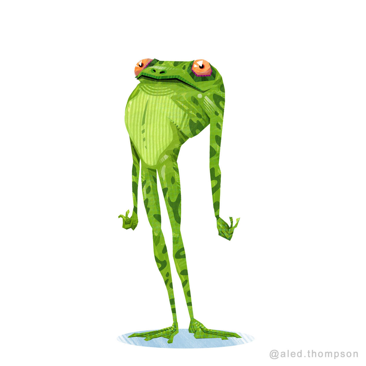 The Frog by AledThompsonArt on DeviantArt