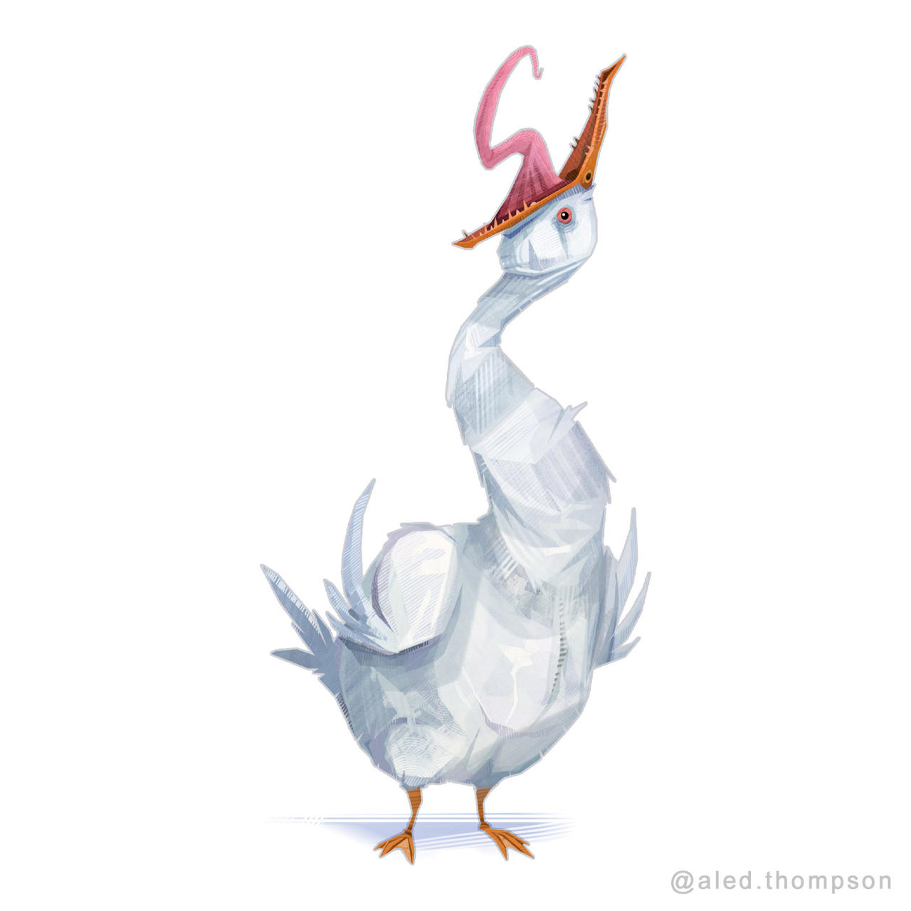 Deviantart Goosed Demonic Goose by AledThompsonArt on DeviantArt