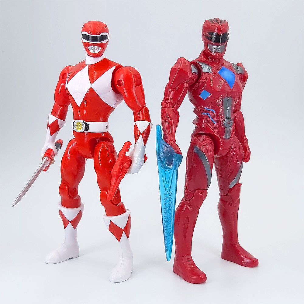 Then And Now Red Ranger 2-pack by FigureGunplaFan on DeviantArt