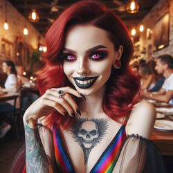 NSFW Hope_CS my girlfriend wearing PRIDE look