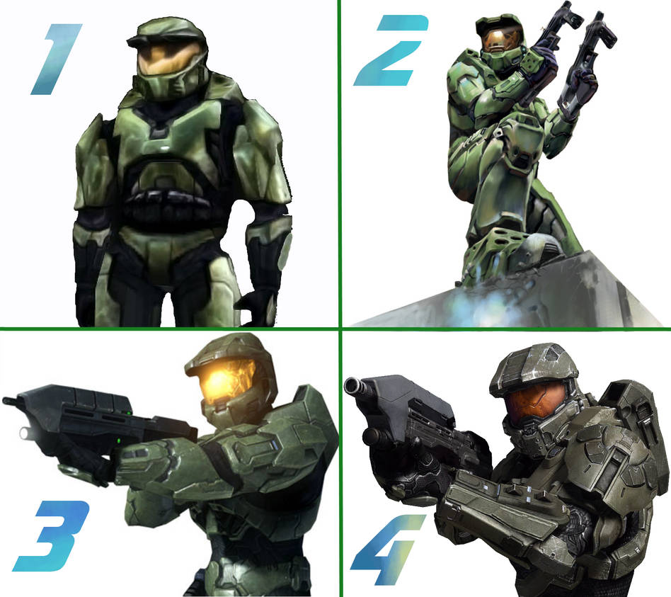 Master Chief Through the Decade by Ganitine on DeviantArt
