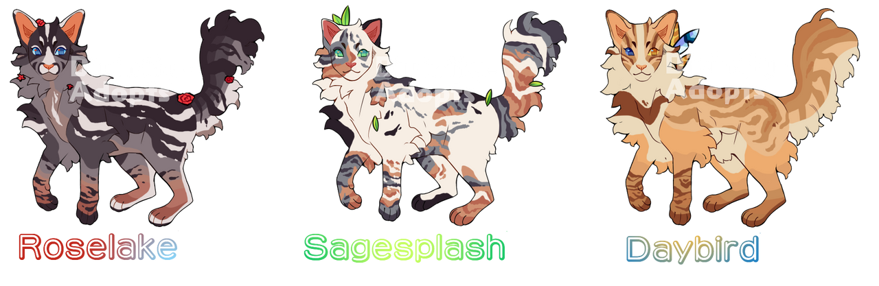 Warrior Cats Adopts [2/2 OPEN] by Demonteethh -- Fur Affinity [dot] net