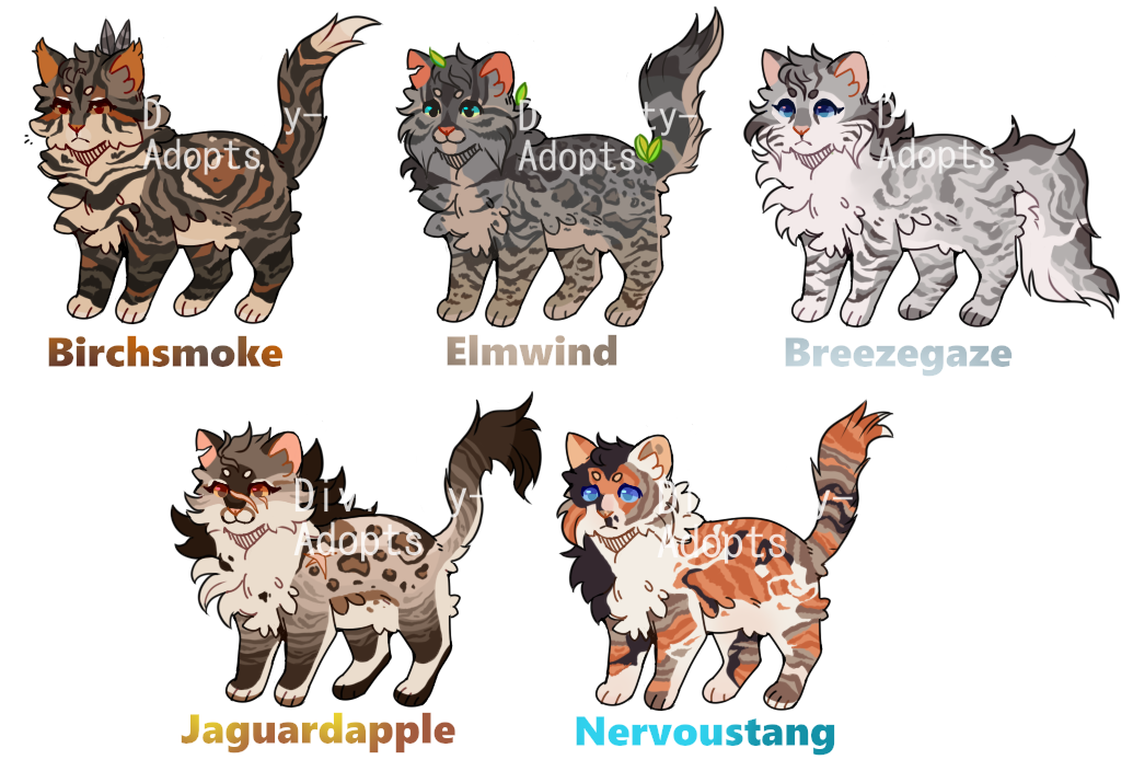 Warriors Cats Clan Adopts #2 (OPEN) by Tiny-Adopts2005 on DeviantArt