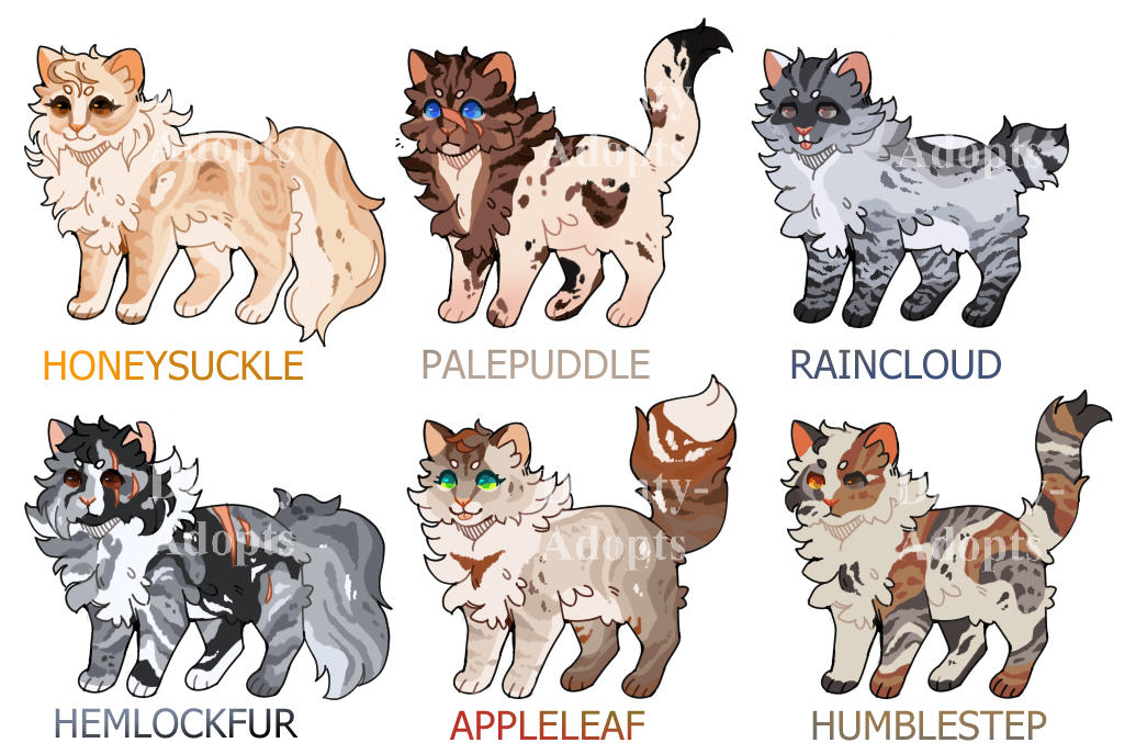 Warrior cat clan adopts - Closed by quardie on DeviantArt