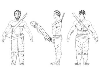 Pirate modelsheet