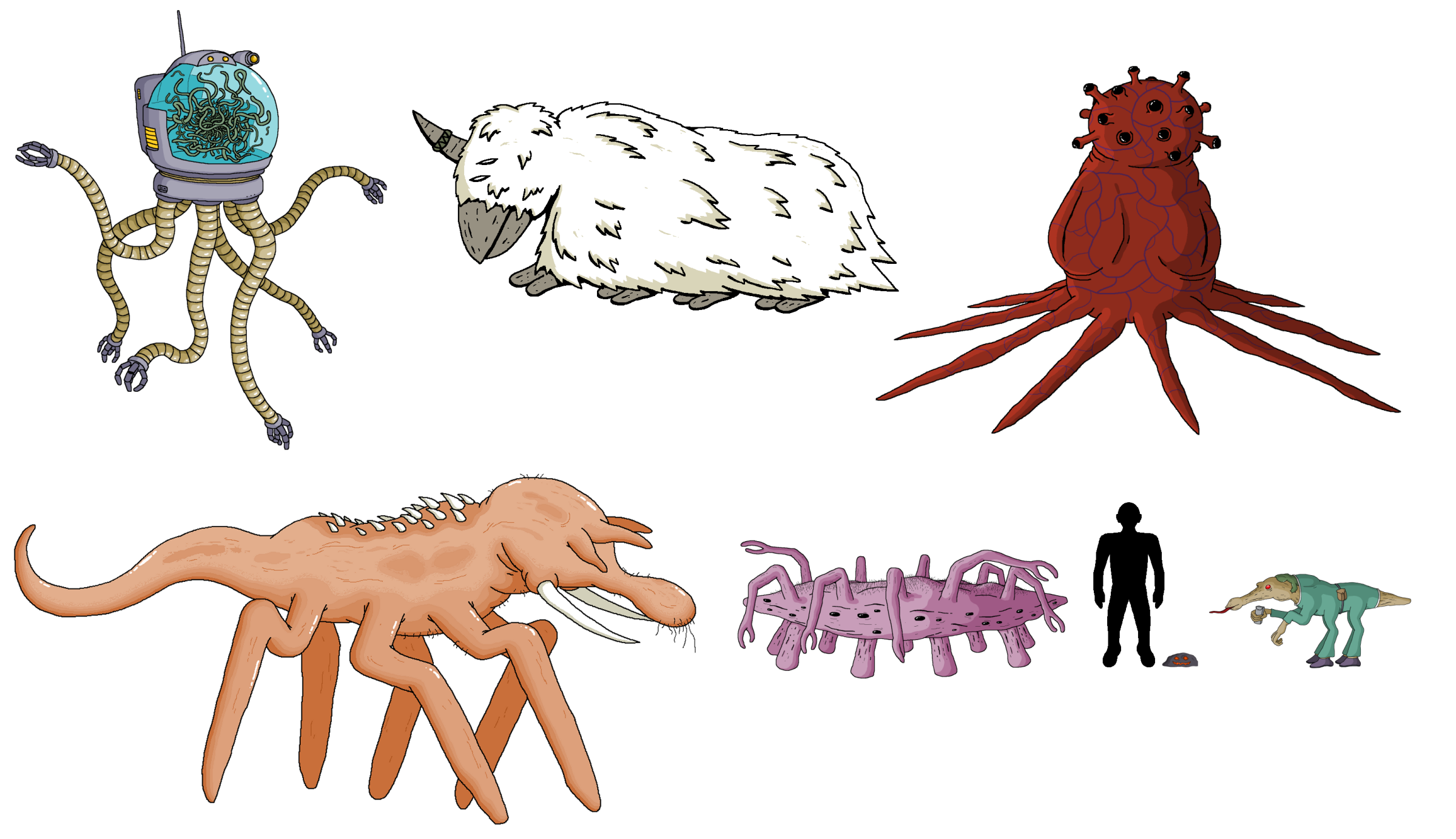 Creature Comparison by Vumpalouska on DeviantArt