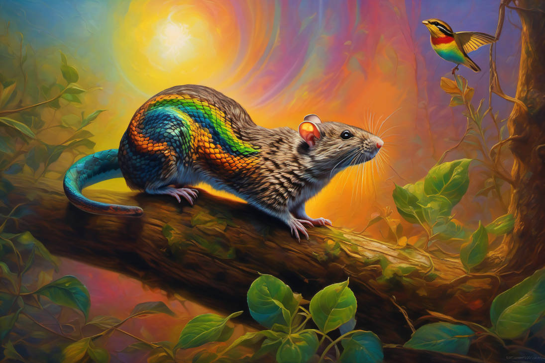 Rainbow Rat in Paradise by Heinz7777 on DeviantArt