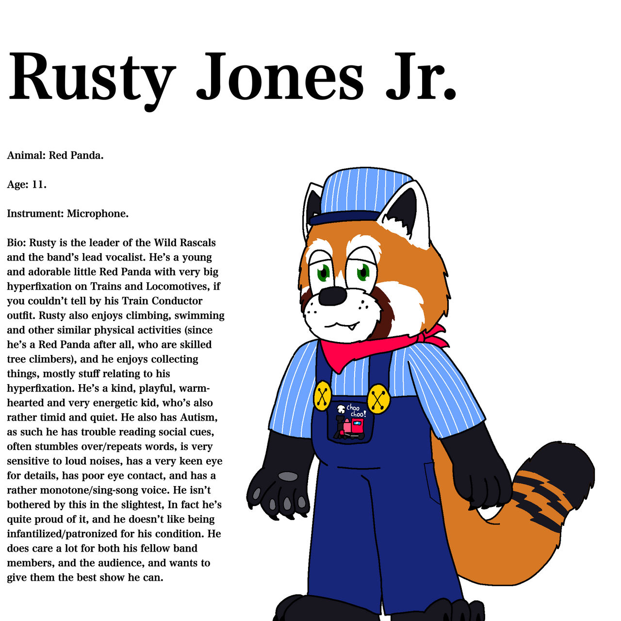 Rusty Rascals The Wild Rascals: Rusty Jones Jr (Animatronic OC) by ...