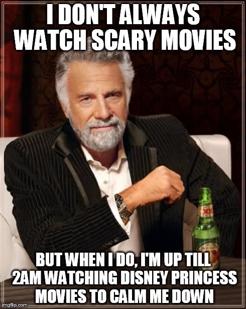 Interesting man meme(scary movies)