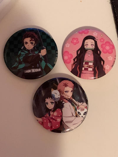 My Demon Slayer pins from Hot Topic! by angcupcakegal20 on DeviantArt