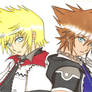 Sora and Roxas