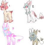 Closed species auction batch [CLOSED] by sleepydogs