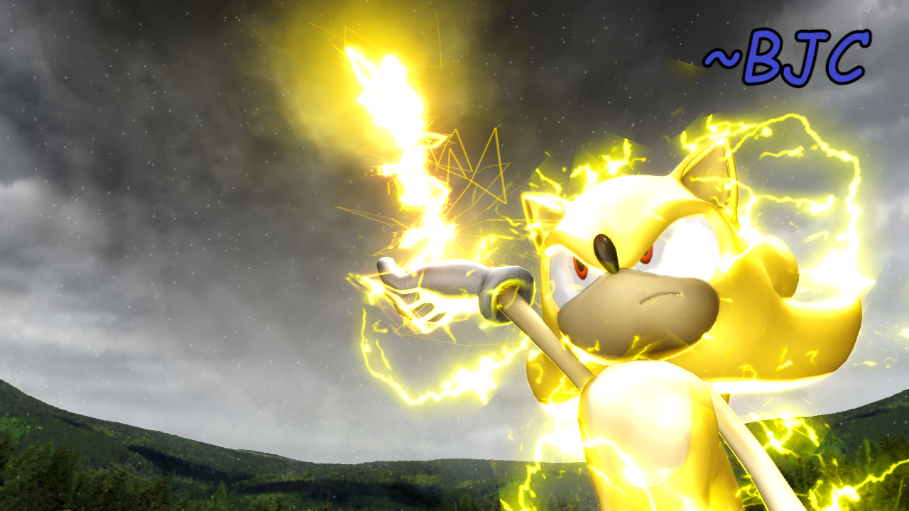 Fleetway Super Sonic Rendering by BrutalSurge402X on DeviantArt