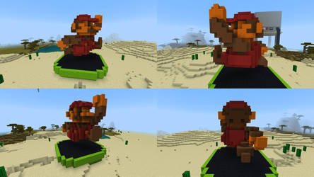 Blocky Art On Minecraft Love Deviantart