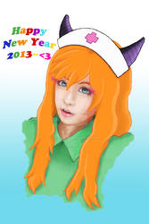 Happy New Year 2013 - Tomia as Sheryl Nome (Nurse)