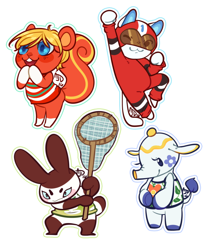 ACNL Sticker Bundle 1 By CloverCoin On DeviantArt
