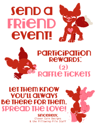 Pillowing-Pile: Send a Friend Event! CLOSED by CloverCoin