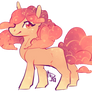 her mane is made of clouds