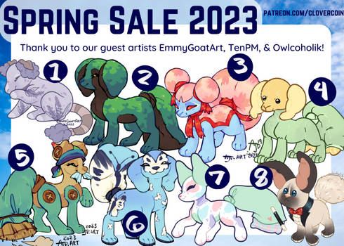 Spring Sale 2023 (6/8 OPEN)