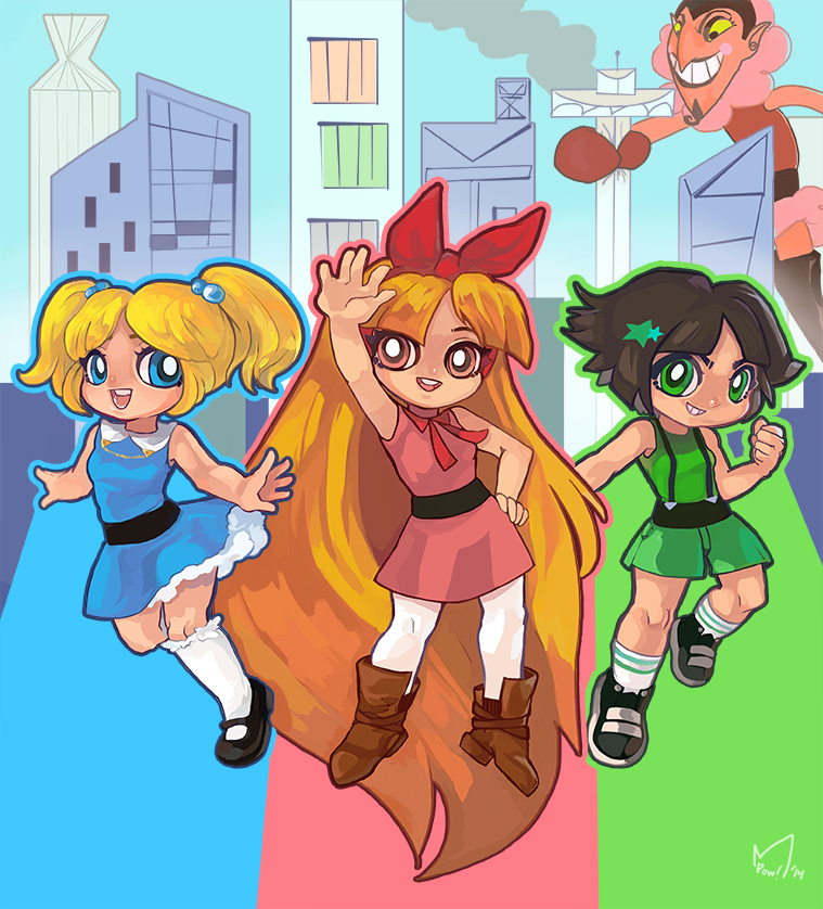 Powerpoff Deviantart Powerpuff by ArtofCelle on DeviantArt