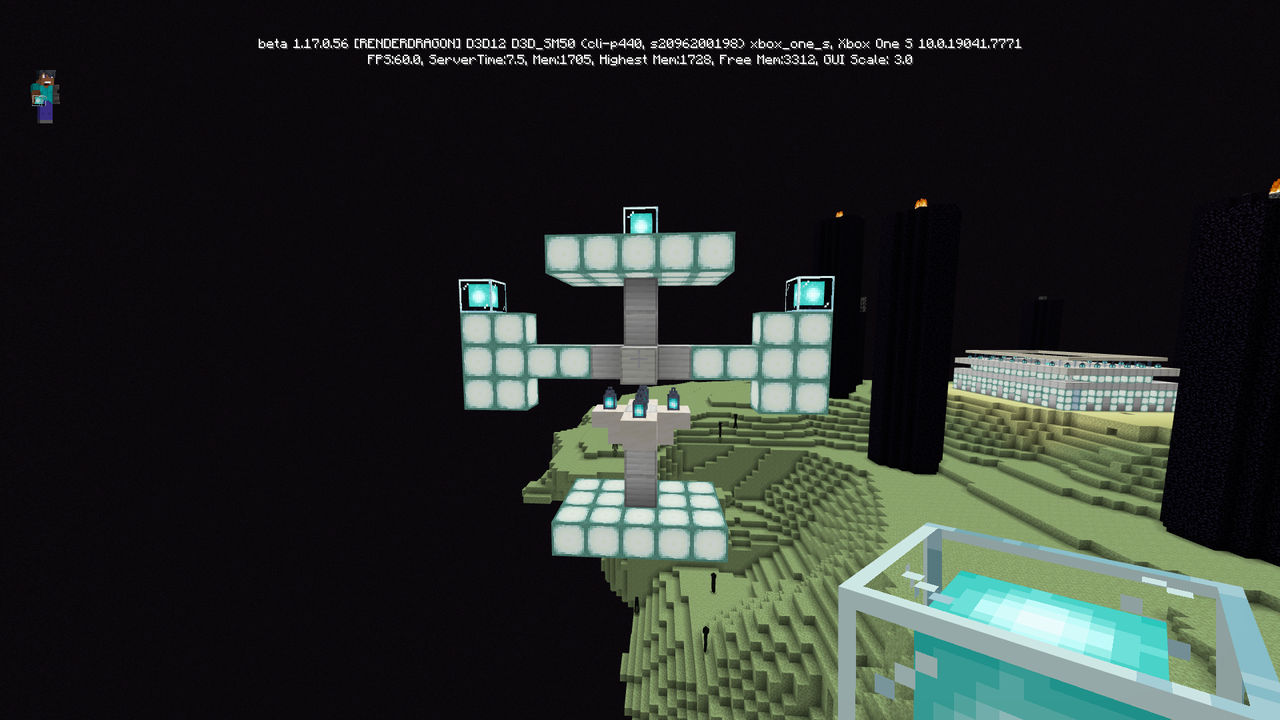 Minecraft moon base satellite by kthorhfb on DeviantArt