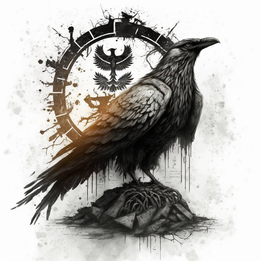 Viking Crow by UniqueTattoos on DeviantArt