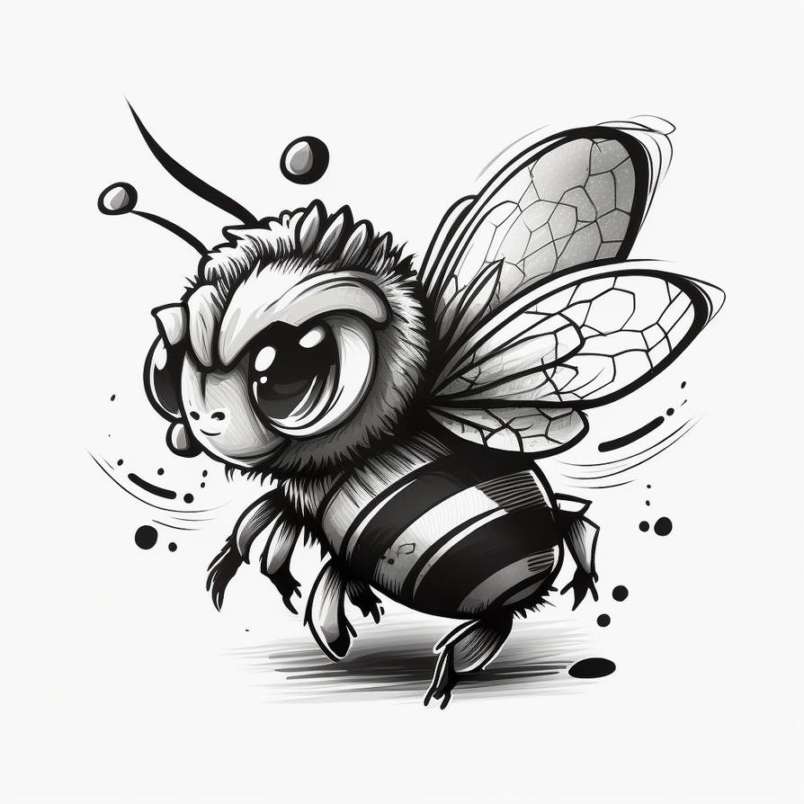 Angry Bee Pattern Angry bee by UniqueTattoos on DeviantArt