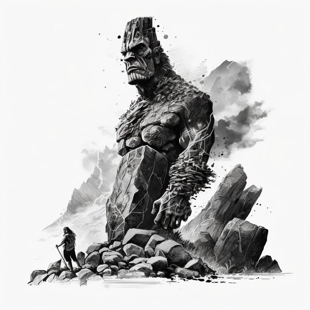 Deviantart Giants Rocks Giant made out of stones by UniqueTattoos on DeviantArt