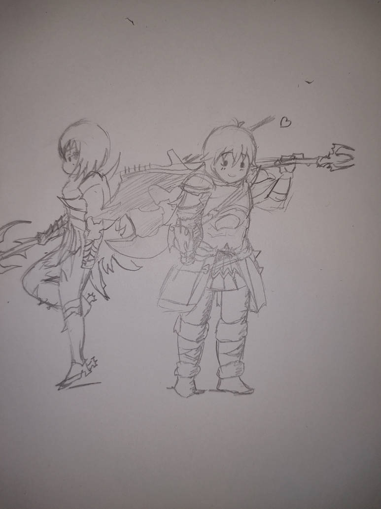 The Warrior and the Dragoon by Yami071 on DeviantArt