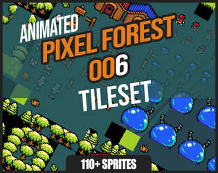 Pixel Art Assets 6 - Forest Tileset