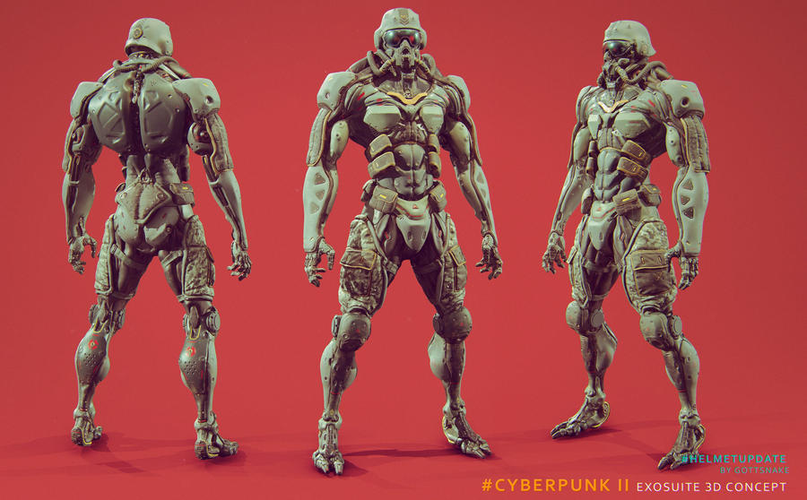 Exosuit Helmet Upd by Gottsnake on DeviantArt